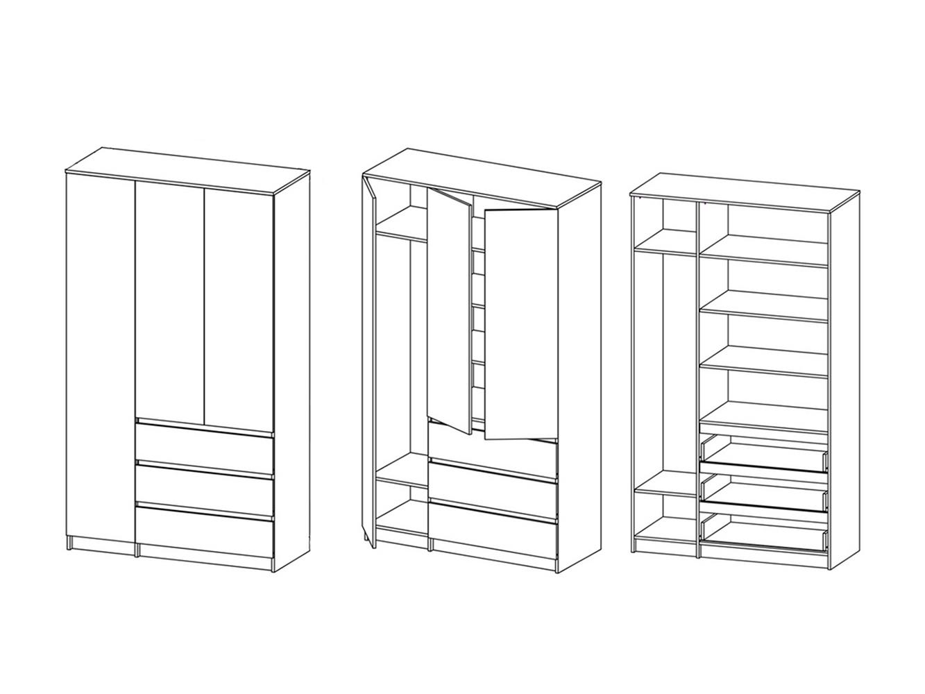 Мальм 314 oak white ИКЕА (IKEA) изображение товара