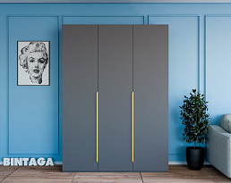 Изображение товара Пакс Альхейм 13 grey (gold) ИКЕА (IKEA) на сайте bintaga.ru