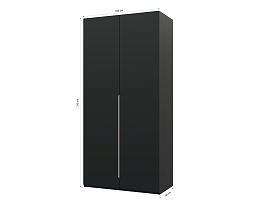 Изображение товара Пакс Альхейм 12 black (silver) ИКЕА (IKEA) на сайте bintaga.ru